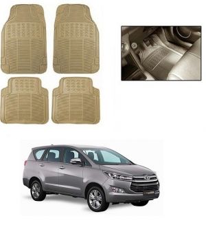 Buy Trigcars Cream Rubber Floor Mat For Toyota Innova New Online