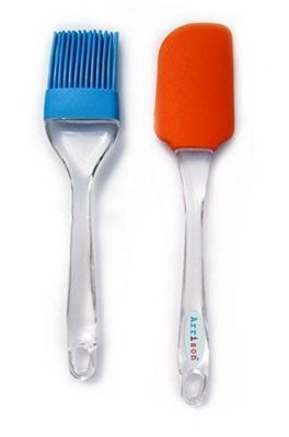Buy Set Of 2 Silicon Brush & Spatula - Kitchen Tools For Cooking & Baking. online