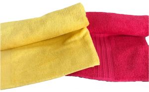Buy Krish 100% Cotton Bath Towel 450 GSM Red   475 GSM Orange online