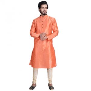 Buy Limited Edition Cotton Silk Regular Fit Self Design Kurta Pajama ( Code - Akakkuset07) online