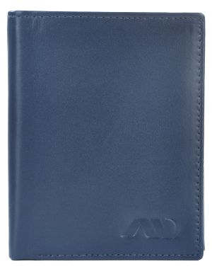 Buy Annodyne Navy Pure Leather Wallet for Men online