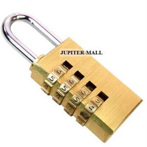 4 Digit Bag Travel Pad Lock Resettable Padlock 01