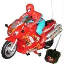 remote control spiderman motorcycle