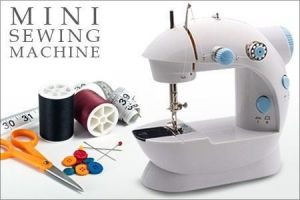 Buy Portable Electric 4 In 1 Mini Sewing Machine With Foot Pedal online