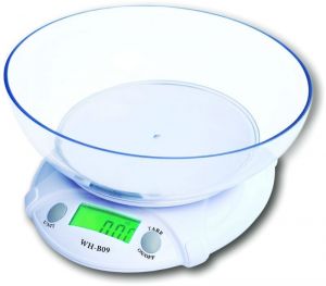 Buy Cubee Electronic Kitchen Scale With Bowl Battery Operated online