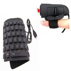 Buy Combo Of Flexible Keyboard & Optical Finger Mouse online