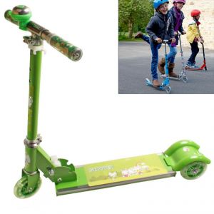 Buy 3 Wheeler Push Foldable Scooter Kick Board Kids Toys With Music & Light-n47 online