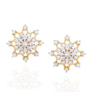 Nakshatra Yellow Gold Diamond Earrings Online Best Prices In Nakshatra Yellow Gold Diamond Earrings Online