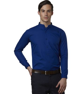 royal blue formal shirt