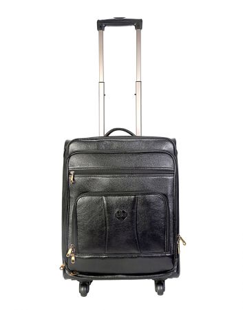 leather trolley luggage