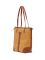 Esbeda Tan-Rust Solid Pu Synthetic Fabric Handbag For Women
