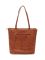 Esbeda Tan-Rust Solid Pu Synthetic Fabric Handbag For Women