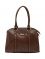 Esbeda Dark-Brown Color Solid Pu Synthetic Material Handbag For Women