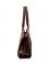 Esbeda Dark-Brown Color Solid Pu Synthetic Material Handbag For Women