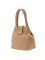 Esbeda Beige Checks Pu Synthetic Material Handbag For Women
