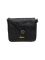 Esbeda Black Textured Pu Synthetic Material Slingbag For Women