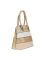 Esbeda Gold Stripe Pu Synthetic Material Handbag For Women-( Code-2299)