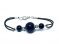 Black Onyx Bracelet Men & Women Bracelet For Reiki Healing - Code ( Blkadjstbr )