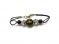 Black Onyx Om Mani Padme Hum Engraved Mystic Knot Bracelet For Reiki Healing - ( Code - Blkmaniknotbr )