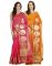 Banarasi Silk Works Party Wear Designer Multi Colour Combo Saree For Women's(bsw1001_02)