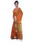 Banarasi Silk Works Party Wear Designer Gold & Orange Colour Cotton Combo Saree For Women's(bsw21_22)