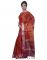 Banarasi Silk Works Party Wear Designer Red & Cream Colour Cotton Combo Saree For Women's(bsw31_33)