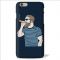 Leo Power Beard Dude Navy Blue Printed Back Case Cover For Motorola Moto E4 Plus