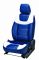 Pegasus Premium Scorpio Car Seat Cover - (code - Scorpio_blue_white_choice)