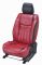 Pegasus Premium Santro Xing Car Seat Cover - (code - Santroxing_maroon_black_suprime)