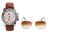 Arum Brown Watch &sunglass Combo