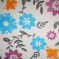 Lushomes Flower Printed Curtains With 8 Eyelets & Tiebacks For Window