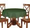 Lushomes Plain Vineyard Green Round Table Cloth - 4 Seater