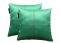 Lushomes Blue Stone Blackout Cushion Cover With Artistic Stitch