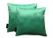 Lushomes Blue Stone Blackout Cushion Cover With Artistic Stitch
