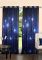 Lushomes Digitally Printed Stars Polyster Door Curtains