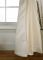 Lushomes Off - White Art Silk Long Door Curtain with Polyester Lining
