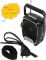 Soroo Multimedia FM Radio Speaker With USB And Torch Rechargable - Simply Black FM Radio (black)