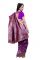 Holyday Womens Tassar Silk Self Design Saree, Purple (banarasi_beauty_purple)