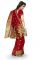 Holyday Womens Poly Cotton Self Design Saree, Red (tamasha_butti_red)