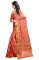 Holyday Womens Banarasi Silk Thread Saree_ Orange Pink (with Blouse)