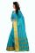 Holyday Womens Silk Cotton Saree, Sky Blue (raj_orgenza_sky Blue)