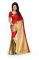 Sargam Fashion Printed Red Art Silk Traditional Casual Wear Saree.