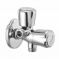 Oleanna Caliber Brass 2 In1 Angle Valve Silver Taps & Faucets
