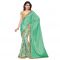 Kotton Mantra Women's Sea Green Crepe Silk Fashion Saree ( Kmsm101b )
