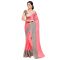 Kotton Mantra Light Pink Satin Lace Border Designer & Party wear Saree With Blouse Piece