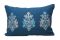 Blueberry Home Silk fabric Blue color Pillow cover