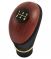 Autoright Type R Leatherette & Wooden Finished 5 Speed Manual Transmission Gear Black Knob For Renault Scala