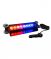 Autoright Red/blue 8led Car Dash Strobe Flash Light 3 Modes For Mahindra Verito Vibe