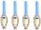 Autoright Blue Car Tyre LED Light With Motion Sensor Set Of 4 For Tata Manza