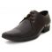 Buwch Mens Formal Dark Brown Shoe